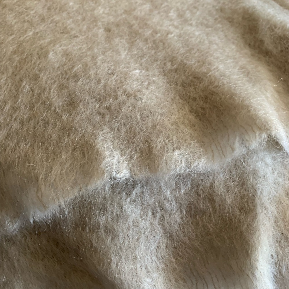 Restoration Hardware Luxe Mohair throw